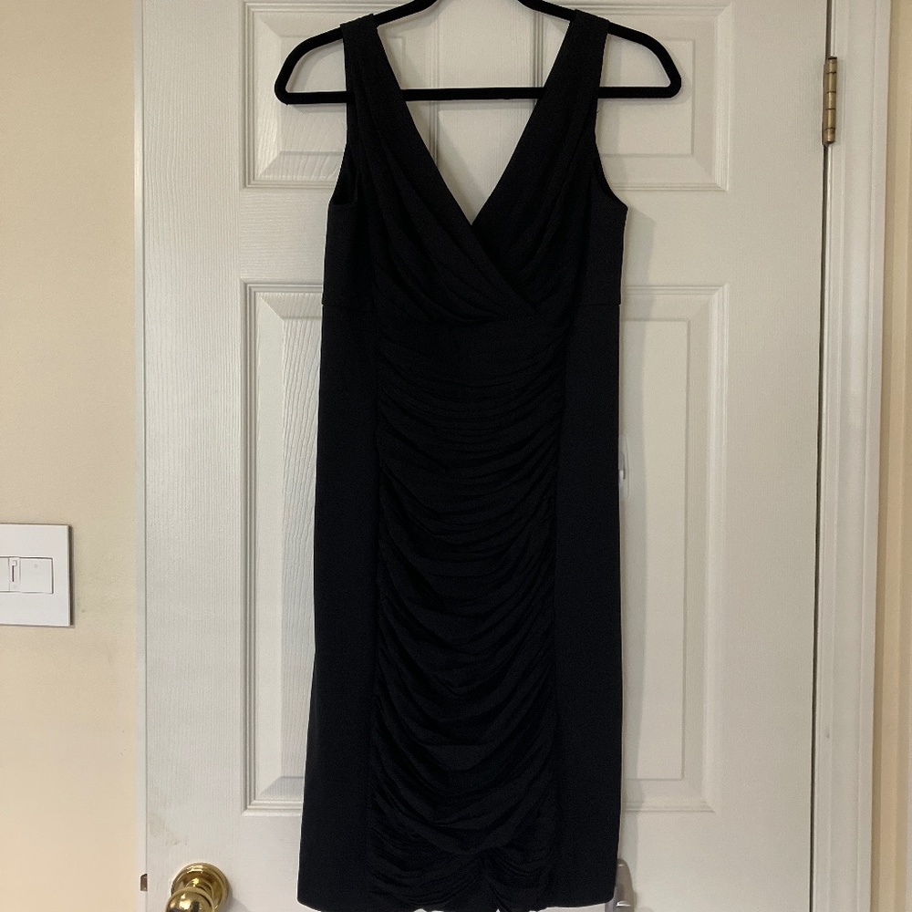 White House Black Market Sleeveless Black Dress